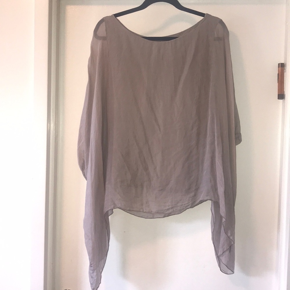 Silk flowwy top from Paris (tags still on)